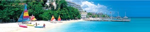 Ocho Rios' longest sugar-white-sand beach